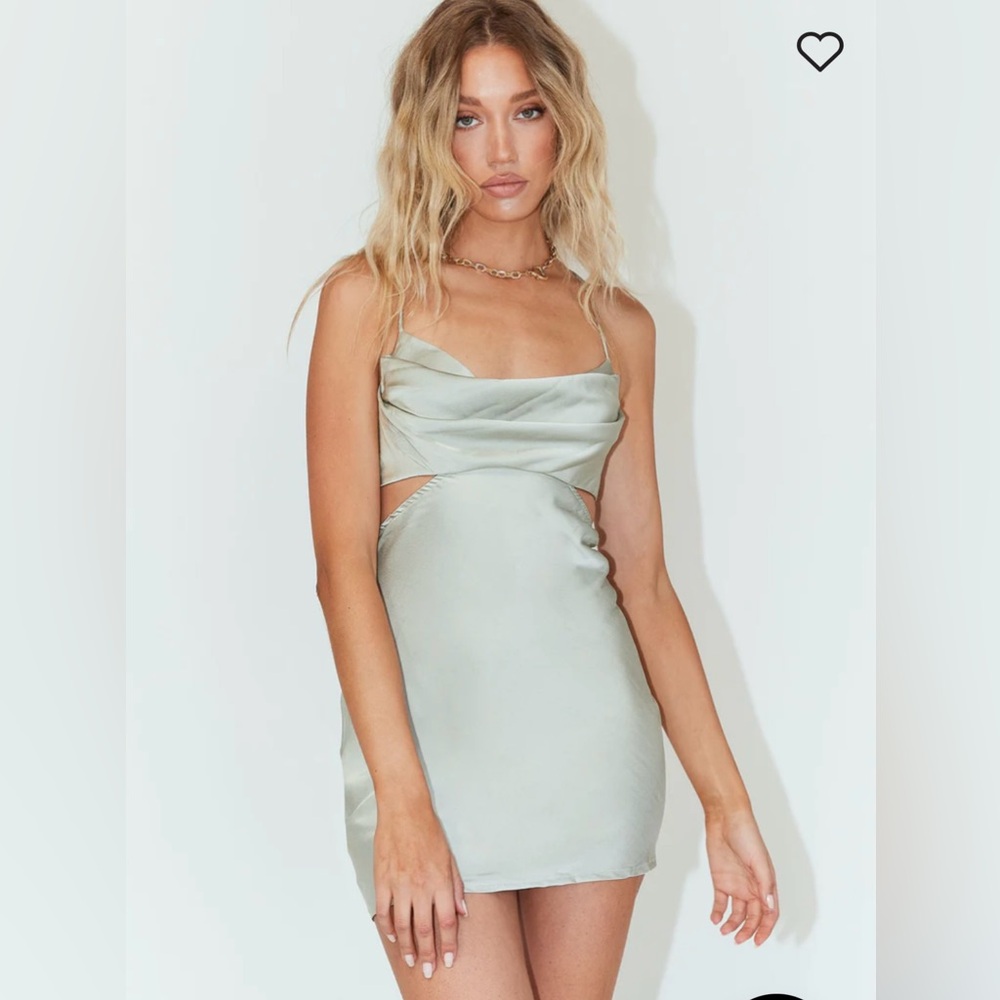 Sage green Princess Polly dress